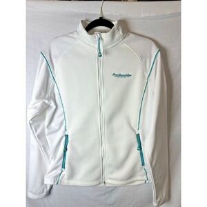 Outfitter Trading Co Breckenridge Colorado White‎ Performance Fleece Jacket L